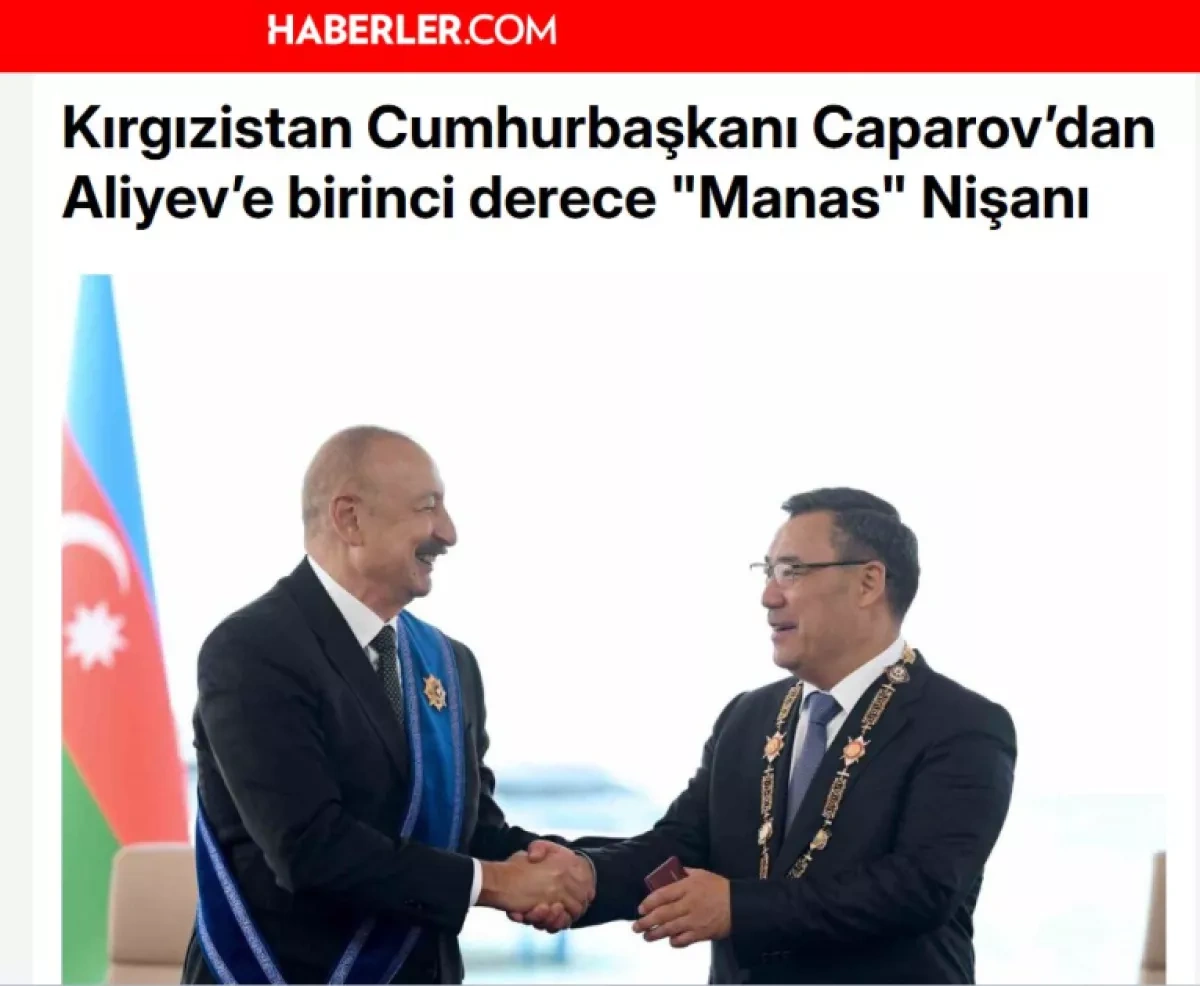 Turkish media spotlight Azerbaijani president's Kyrgyzstan visit PHOTO