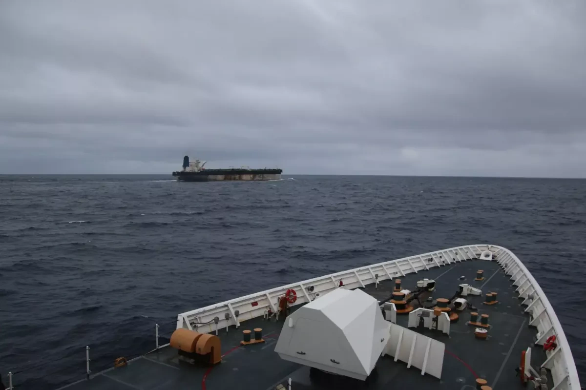 TankerTrackers: Russian tanker repeatedly crossed US blockade zone PHOTO