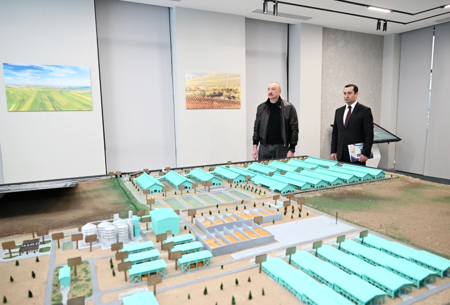 President Ilham Aliyev attends opening of Shirvan Agro livestock complex in Shamakhi (PHOTO)