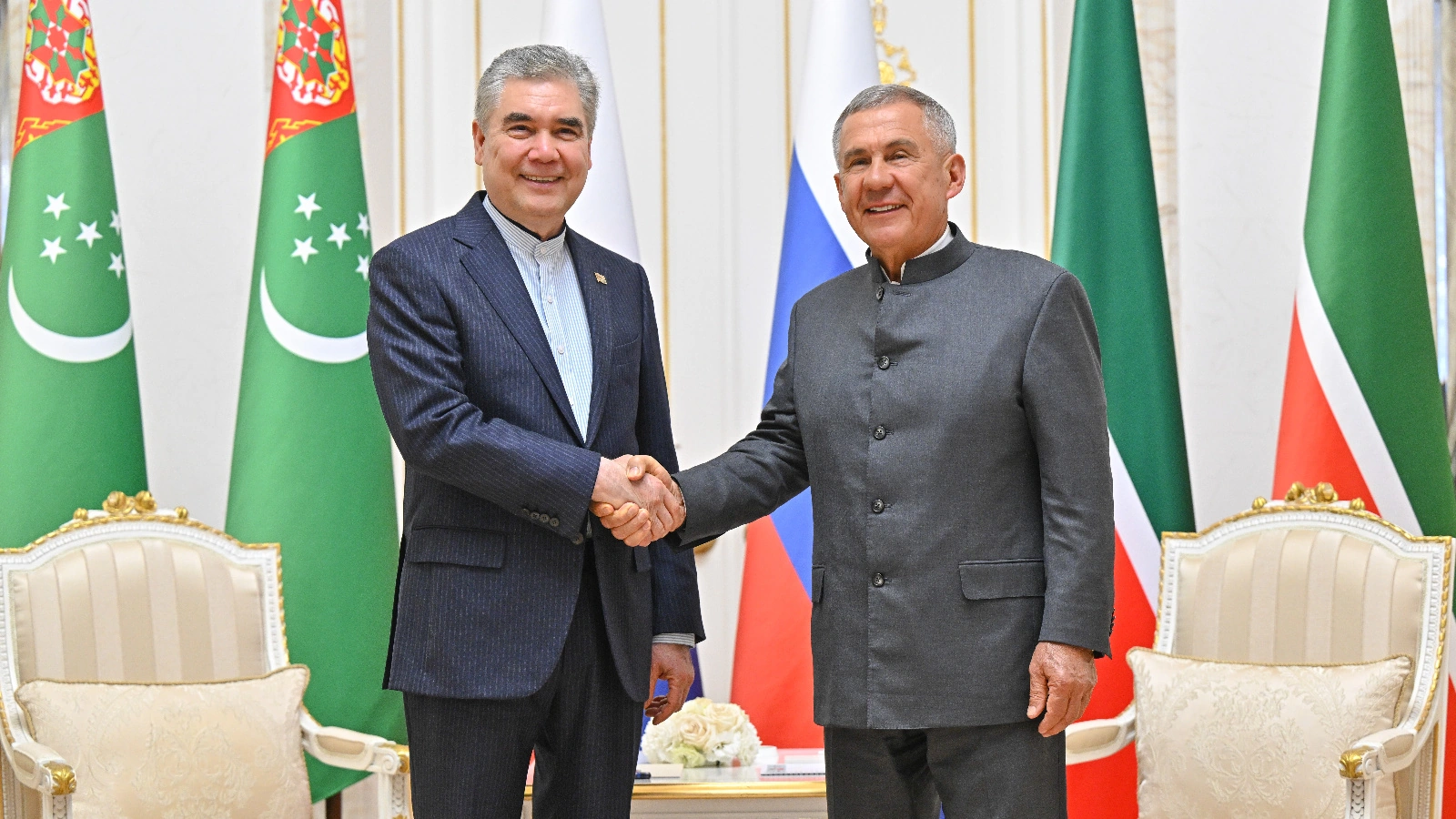 Turkmenistan, Russia's Tatarstan discuss IT, logistics, and energy cooperation