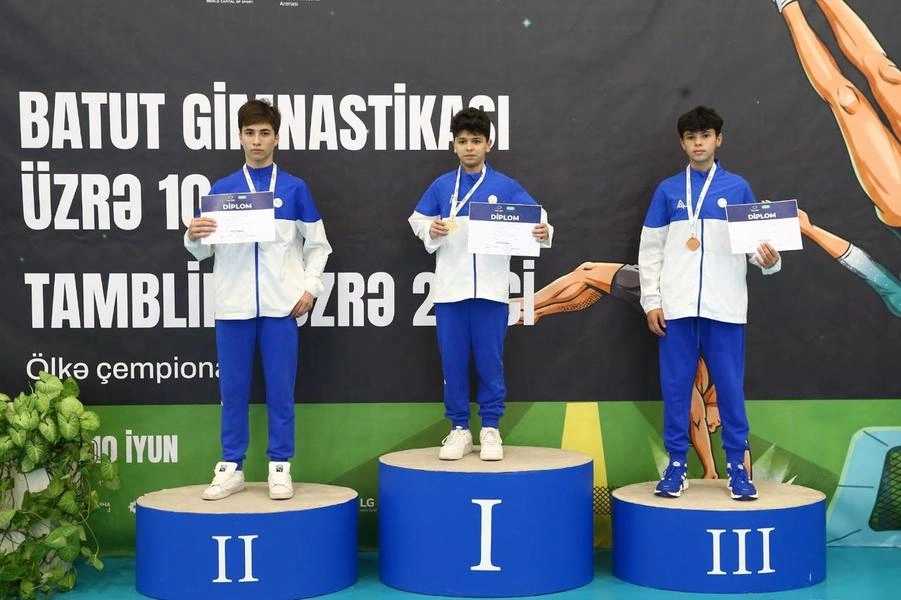 Azerbaijan Trampoline and Tumbling Championships held in Baku (PHOTO)