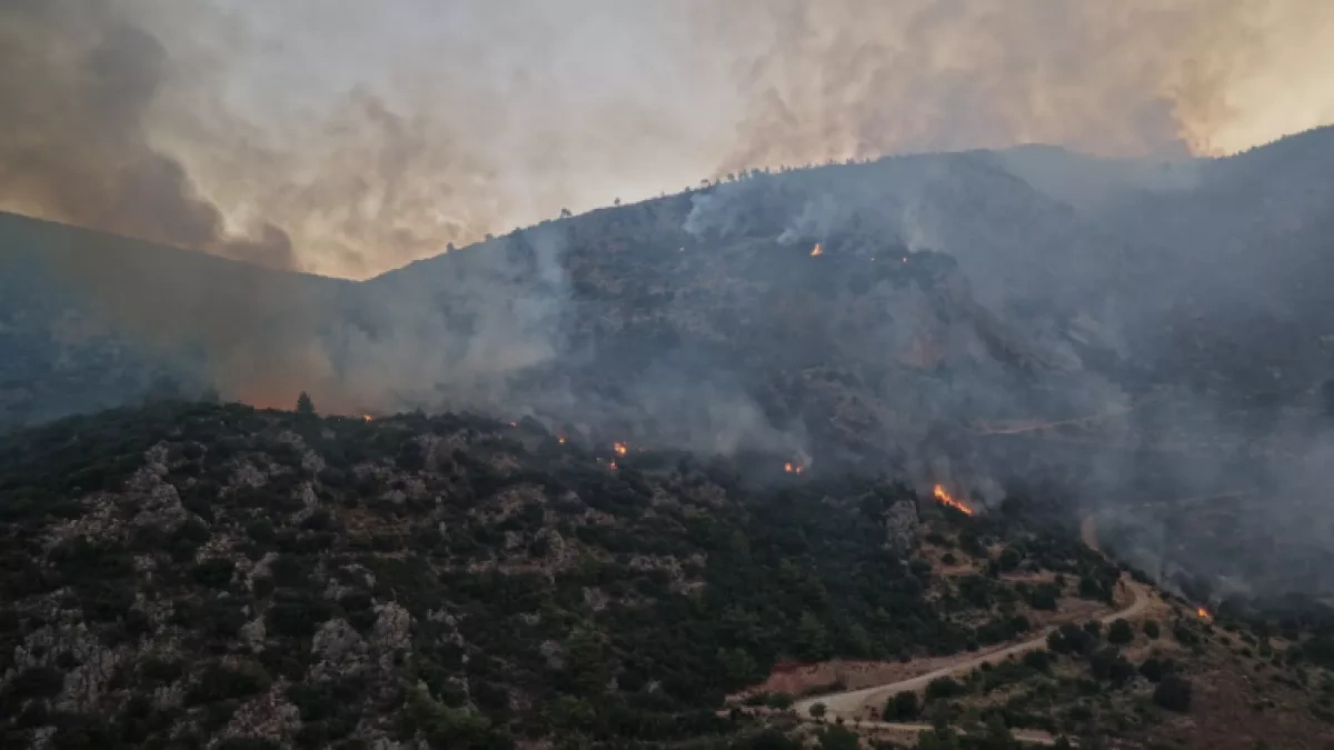 Firefighters battle wildfire in Türkiye’s Antalya for second day PHOTO