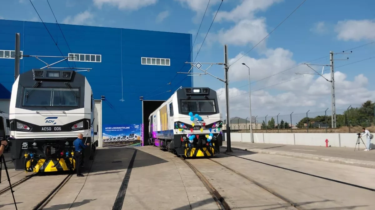 Azerbaijan unveils new Chinese-made freight locomotives for TRIPP PHOTO/VIDEO