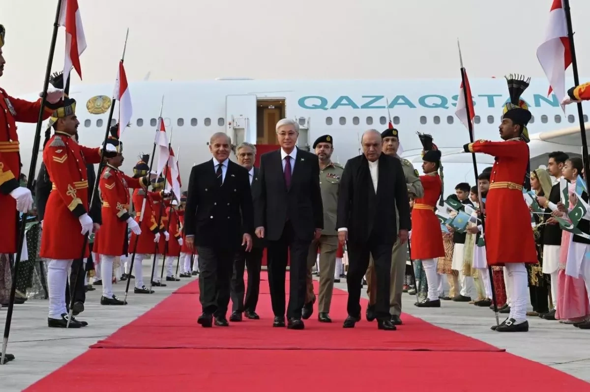 Kazakh president lands in Pakistan: Trade, cooperation, connectivity on agenda