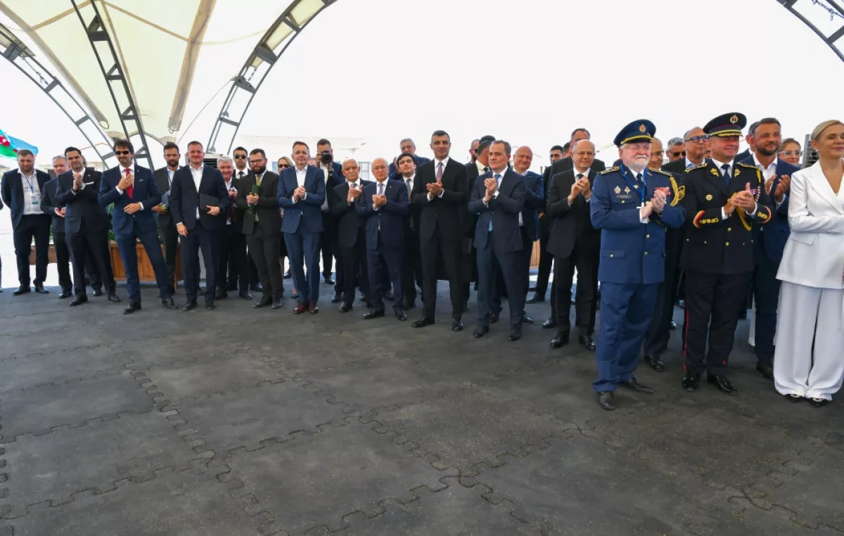 Azerbaijani, Slovak leaders break ground on new secondary school in Aghdam PHOTO