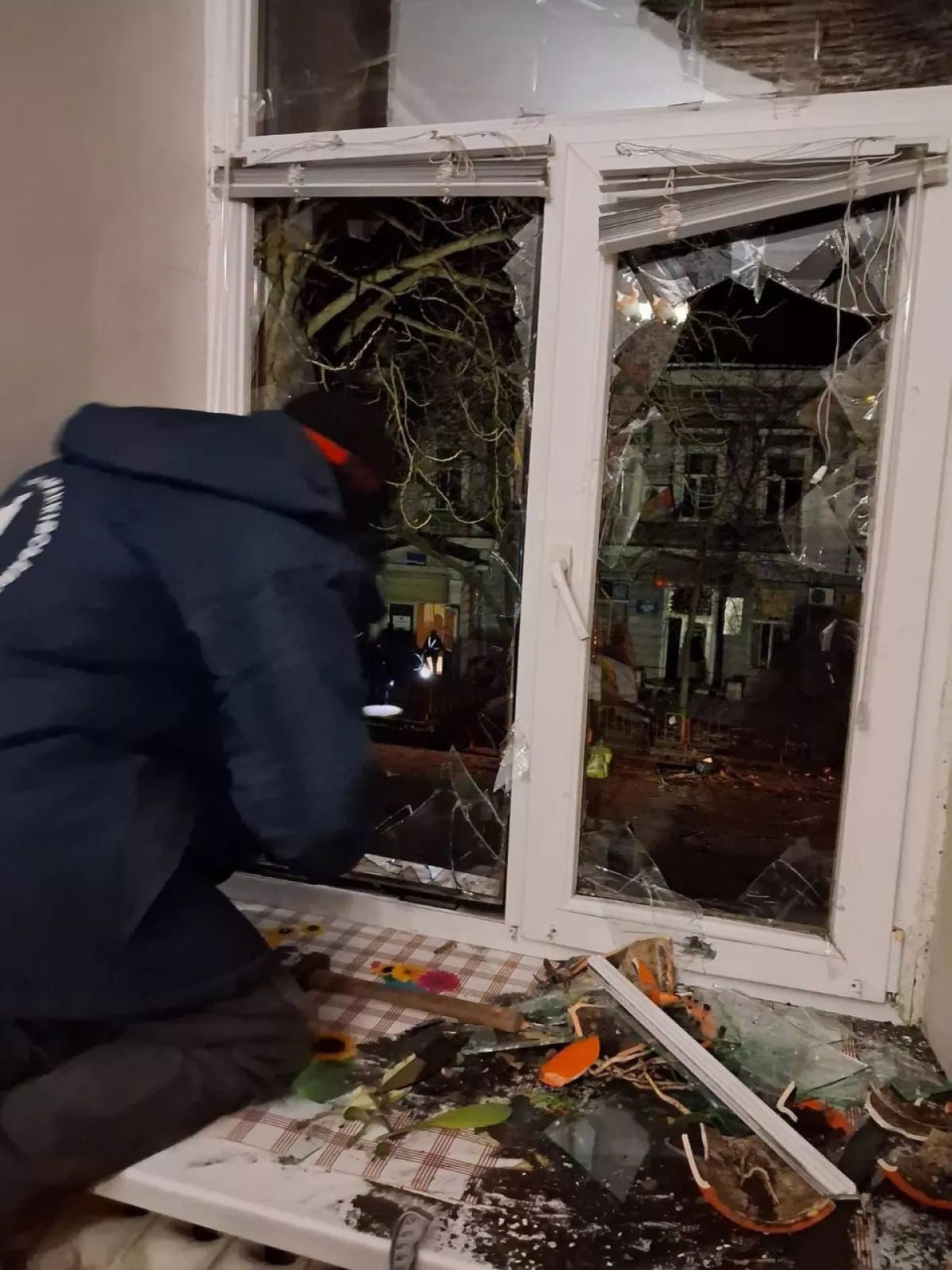 One hospitalised after Russia's overnight drone strike on Odesa photo