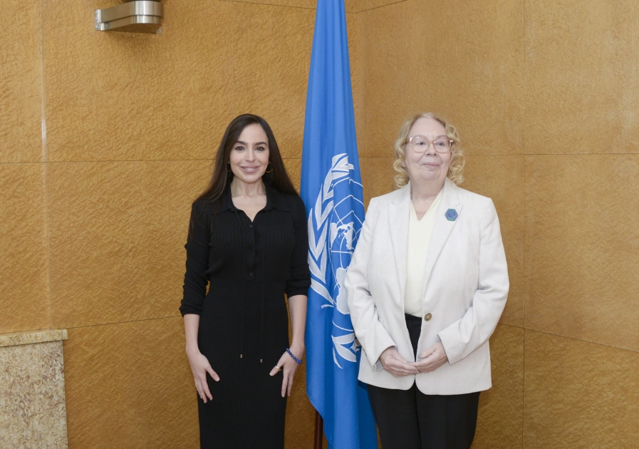 Heydar Aliyev Foundation VP Leyla Aliyeva meets with Director-General of UN Office at Geneva (PHOTO)