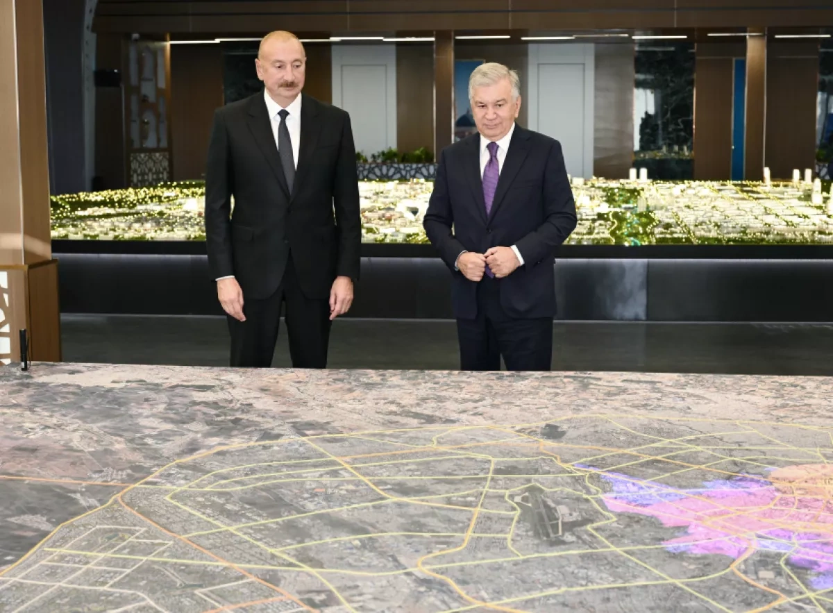 President Aliyev reviews progress of Uzbekistan’s New Tashkent megaproject PHOTO