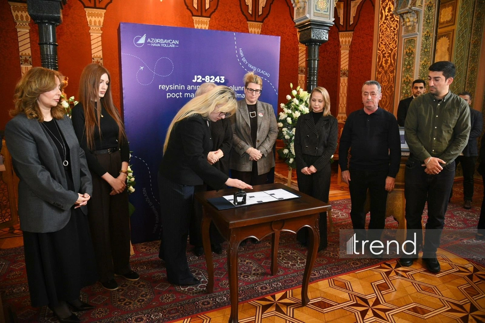 Azerbaijan presents postage stamp commemorating AZAL plane crash in Kazakhstan (PHOTO)