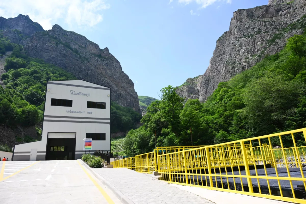 President Aliyev inaugurates three hydroelectric power stations in Lachin PHOTO