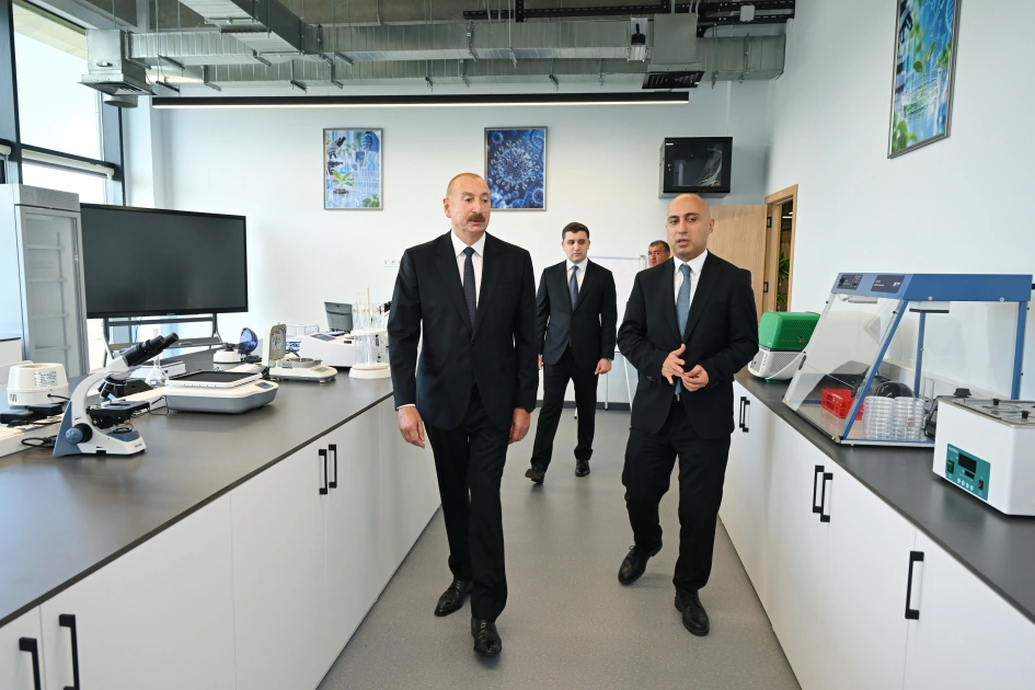 President Ilham Aliyev attends opening of 1st phase of “SABAH.city” innovation campus (PHOTO)