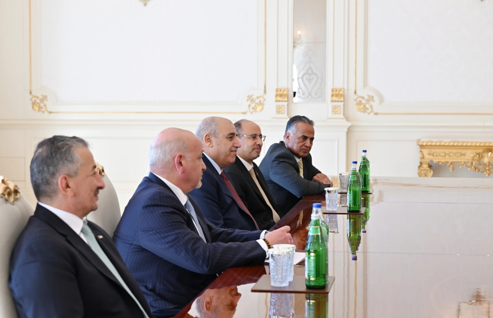 President Ilham Aliyev receives delegation from House of Representatives of Hashemite Kingdom of Jordan (PHOTO)