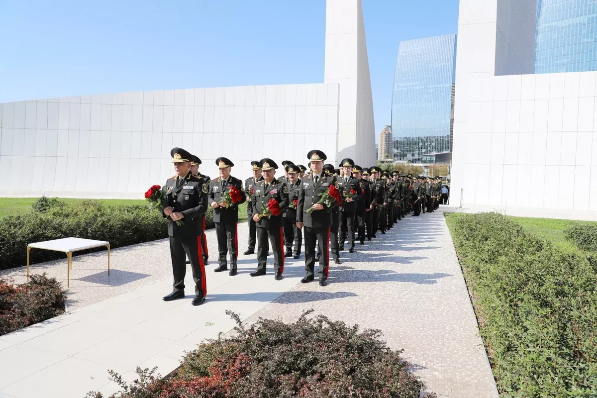 Azerbaijan’s State Service for Mobilization and Conscription honors memory of martyrs PHOTO