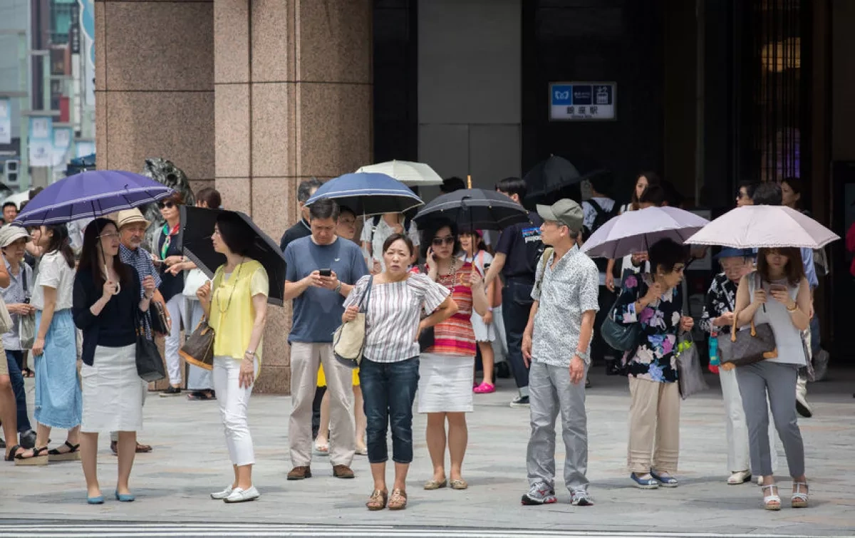 Japan records first-ever "cruelly hot day" as temperatures top 40°C