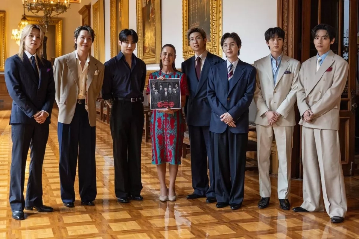 Mexico awards BTS for inspiring youth and promoting peace