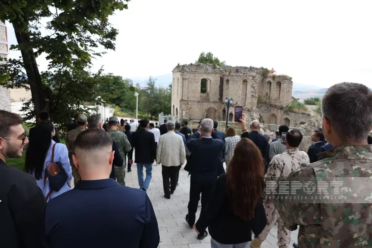 Diplomats visit Karabakh Street, Sadigjan House in Shusha, Azerbaijan PHOTO