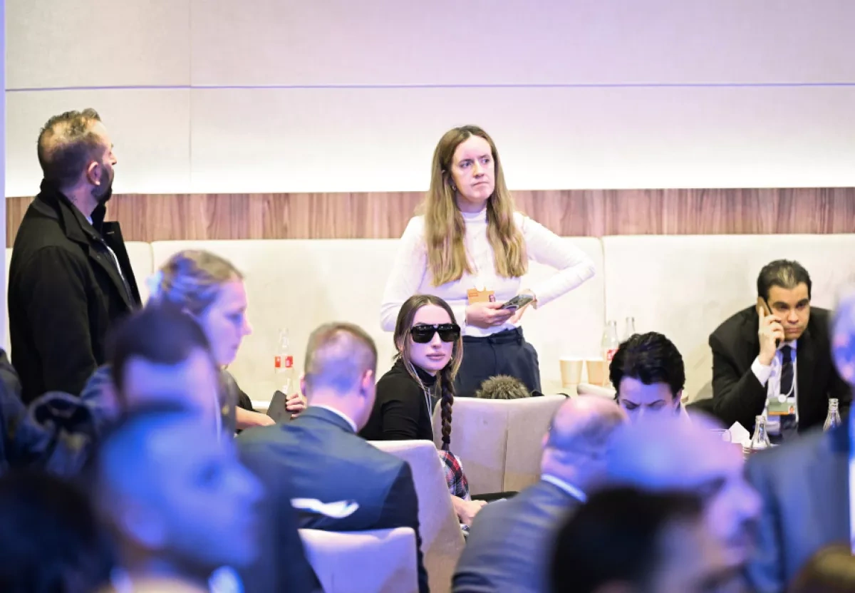 Azerbaijani president attends panel session as part of World Economic Forum PHOTO