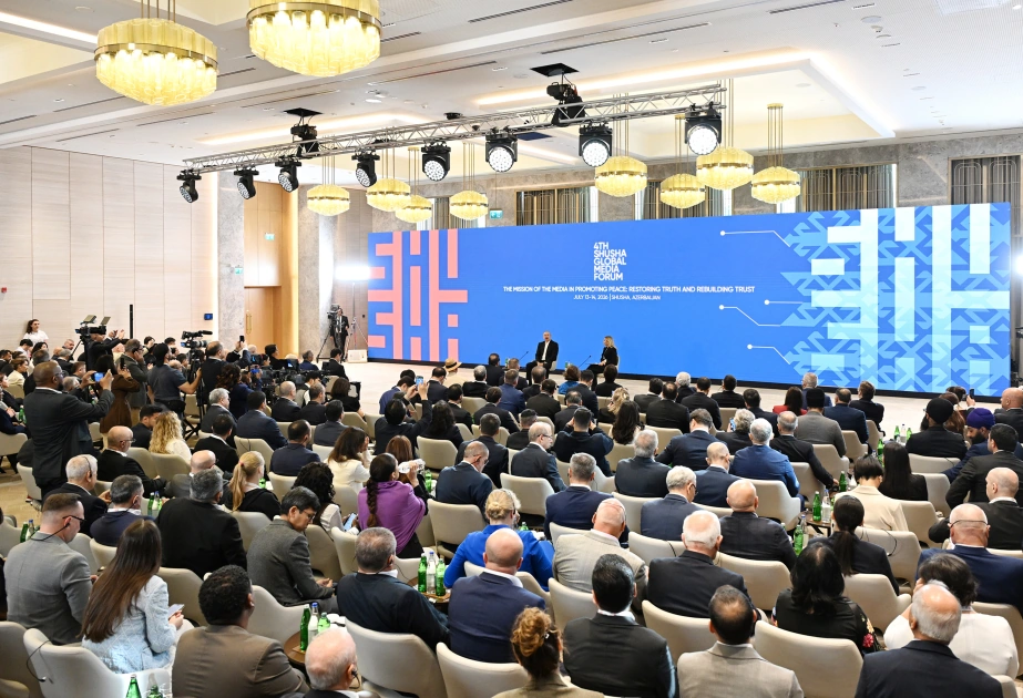 President Ilham Aliyev highlights purpose of Shusha Global Media Forum