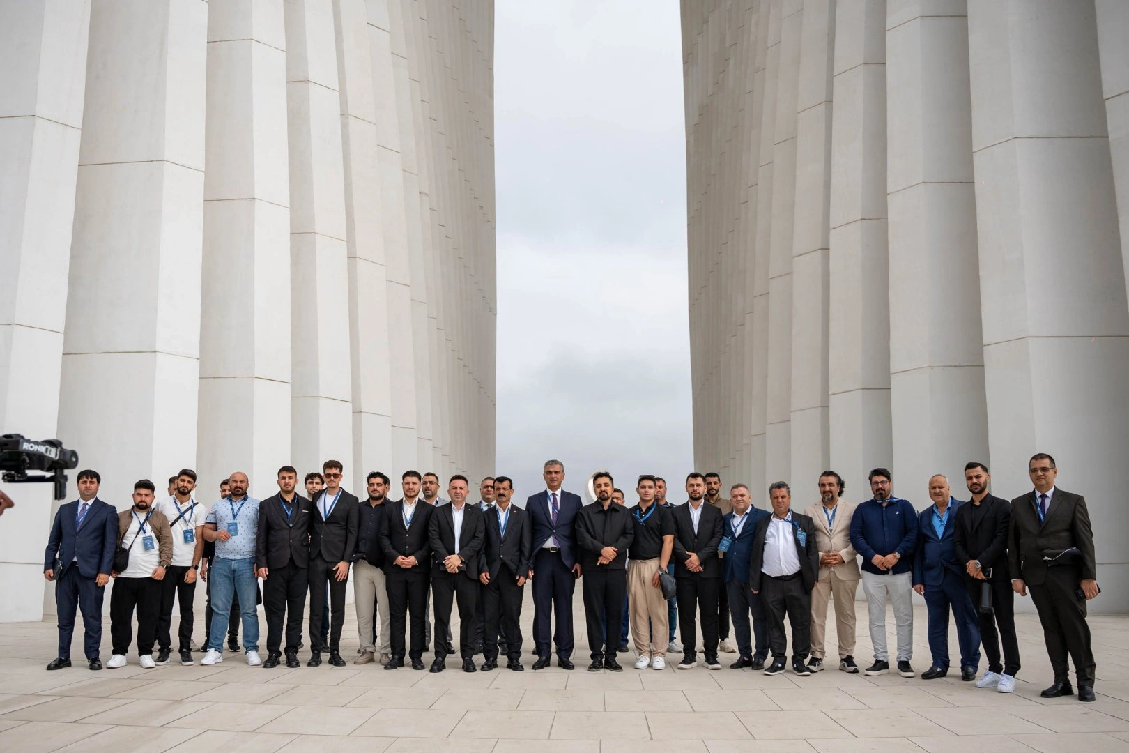 Azerbaijani religious figures visit Victory Monument in Baku (PHOTO)