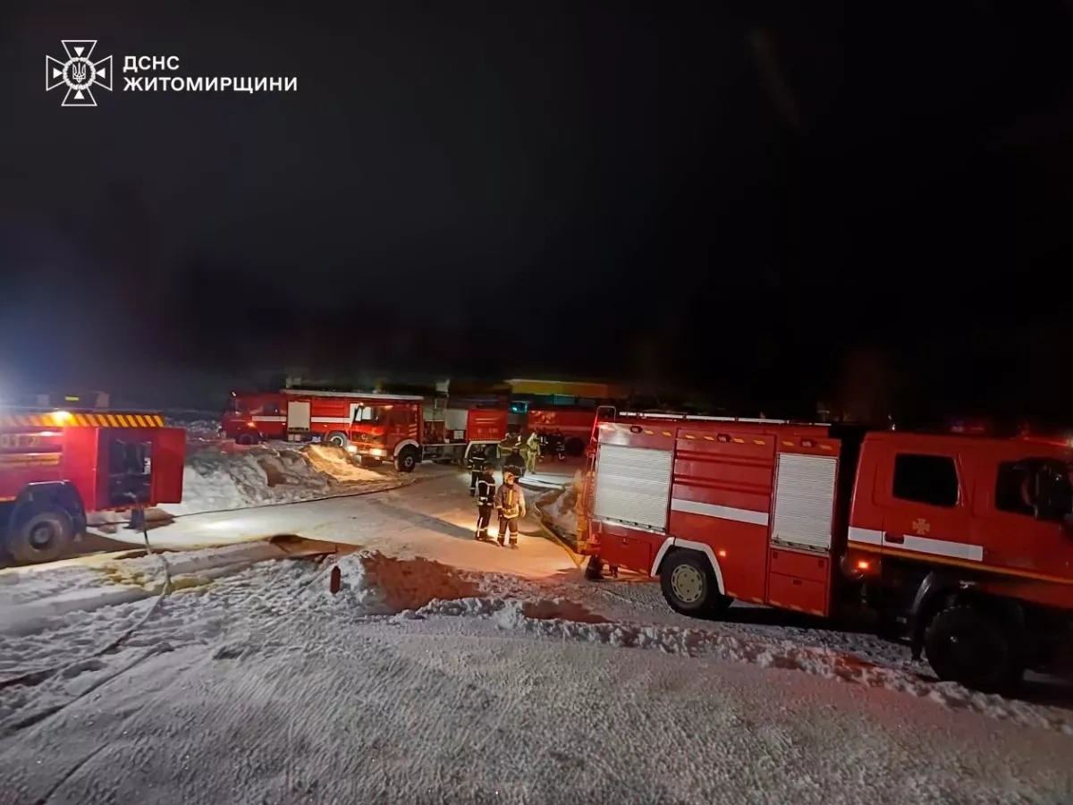 Russia strikes critical infrastructure in Ukraine's Zhytomyr PHOTO