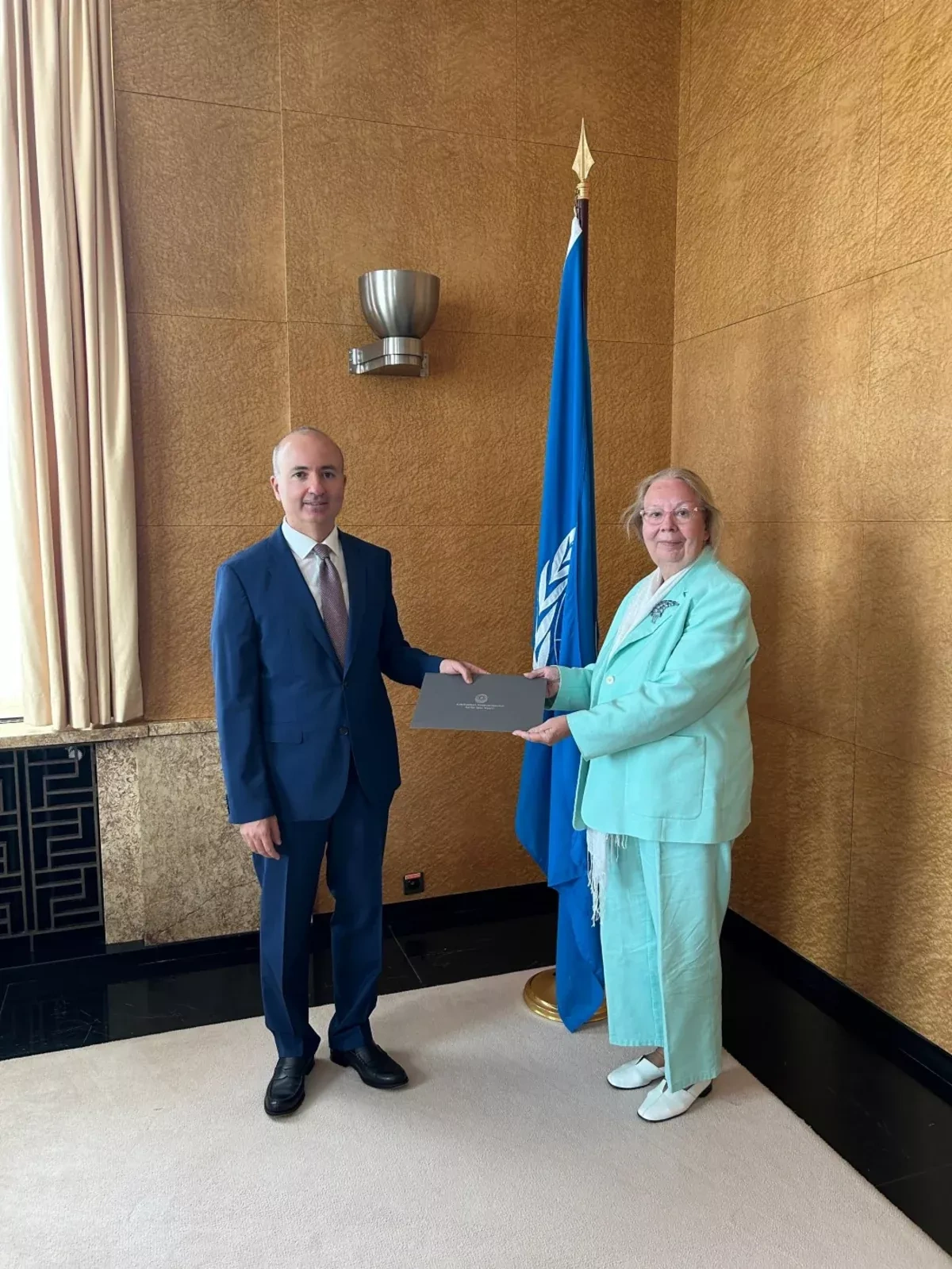 UN Geneva chief receives credentials from Azerbaijan’s new envoy