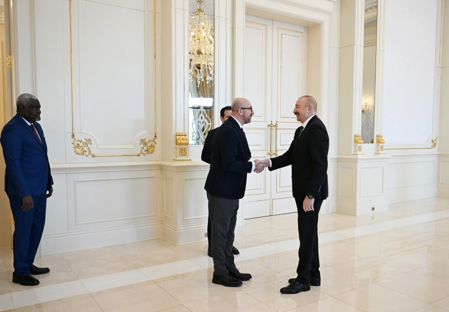 President Ilham Aliyev receives delegation of Zayed Award for Human Fraternity (PHOTO)