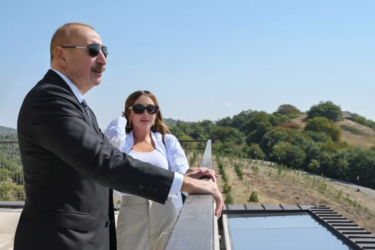 Azerbaijani first couple attend opening of Meysari Grand Hotel & SPA in Shamakhi PHOTO / UPDATED