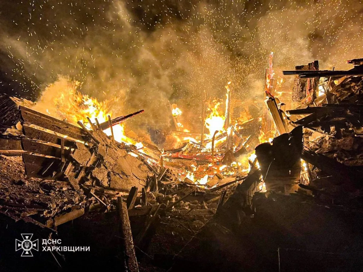 Ukraine: Russian strike destroys private home in Kharkiv PHOTO / VIDEO