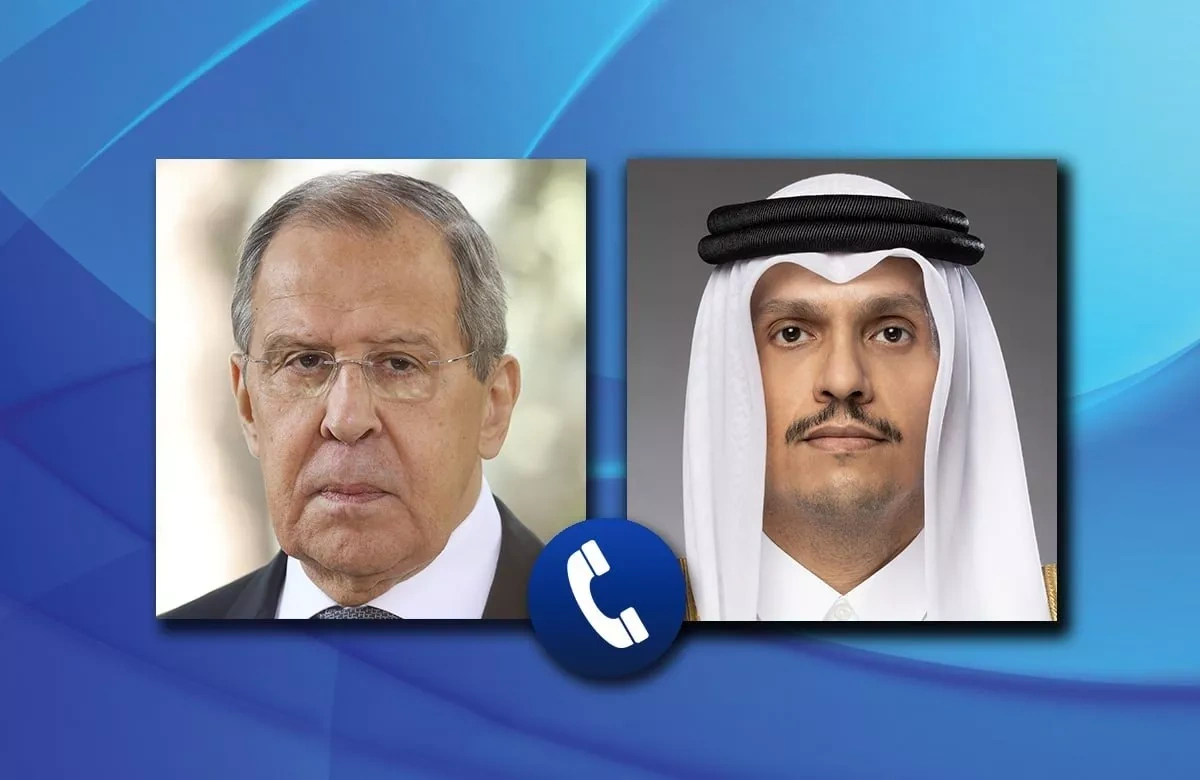 Russian, Qatari foreign ministers confer on Persian Gulf developments