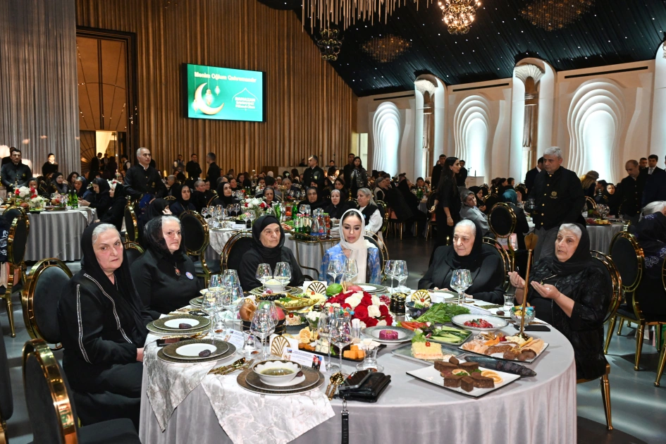 Leyla Aliyeva attends iftar dinner held with participation of martyrs’ mothers