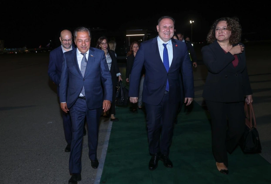 Speaker of Parliament of Turkish Republic of Northern Cyprus arrives in Azerbaijan