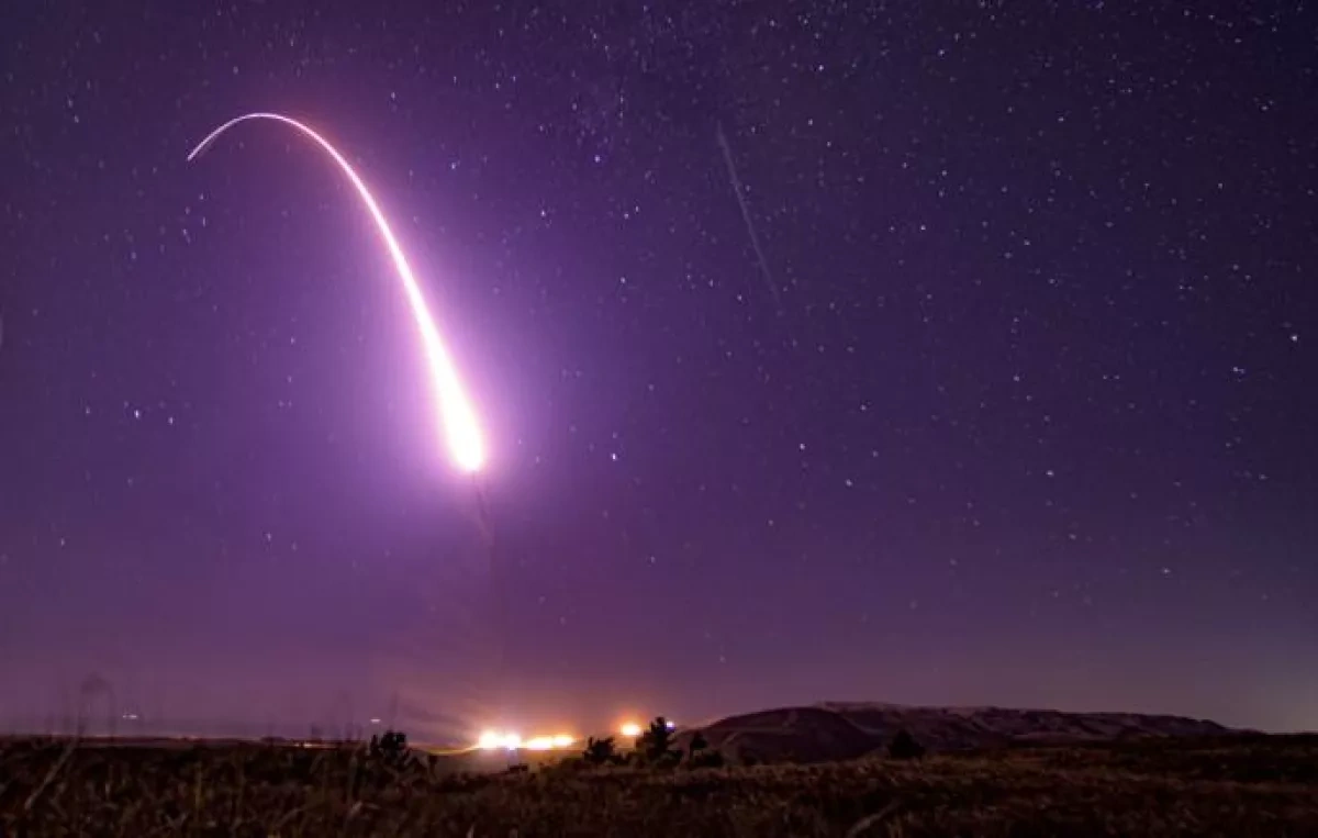 US conducts test launch of intercontinental ballistic missile Minuteman III