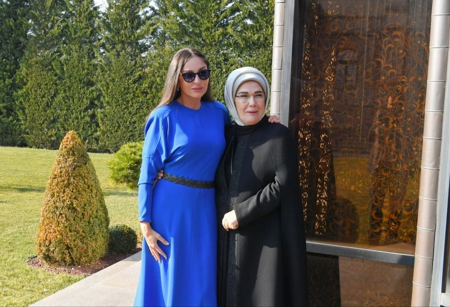 Emine Erdoğan makes phone call to First Vice-President Mehriban Aliyeva