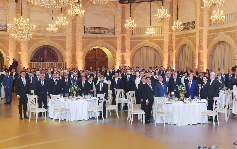 VP of Heydar Aliyev Foundation Leyla Aliyeva and Head of Baku Media Center Arzu Aliyeva attend Gala Ceremony regarding year's sports results