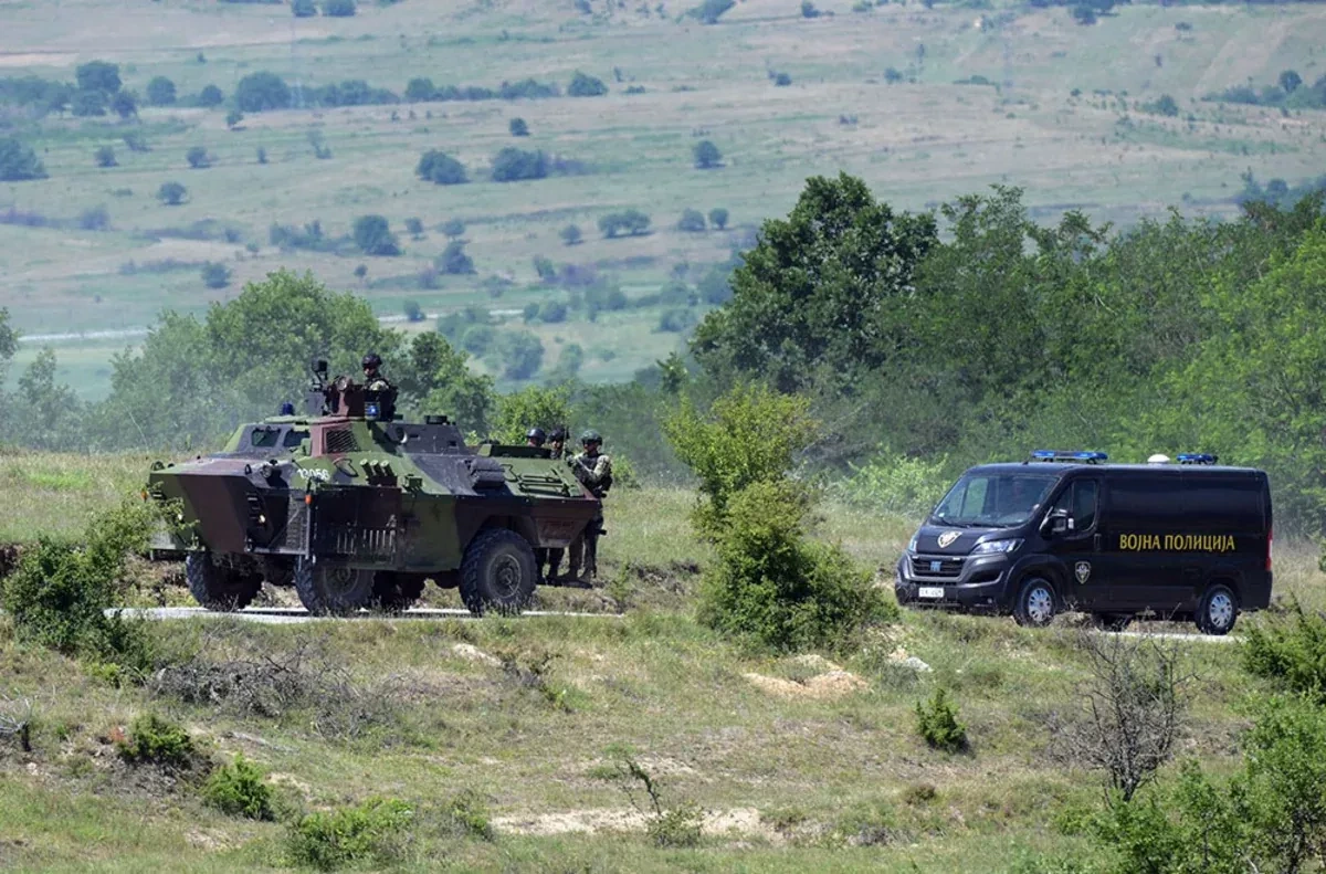 Defence chief Hasanov watches Azerbaijani troops at Platinum Wolf 26 drills in Serbia PHOTO