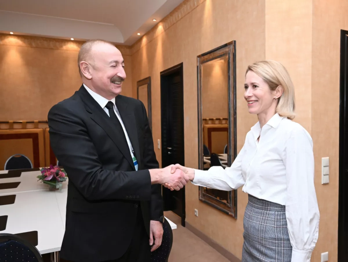 President Aliyev meets EU’s High Representative Kallas in Munich PHOTO