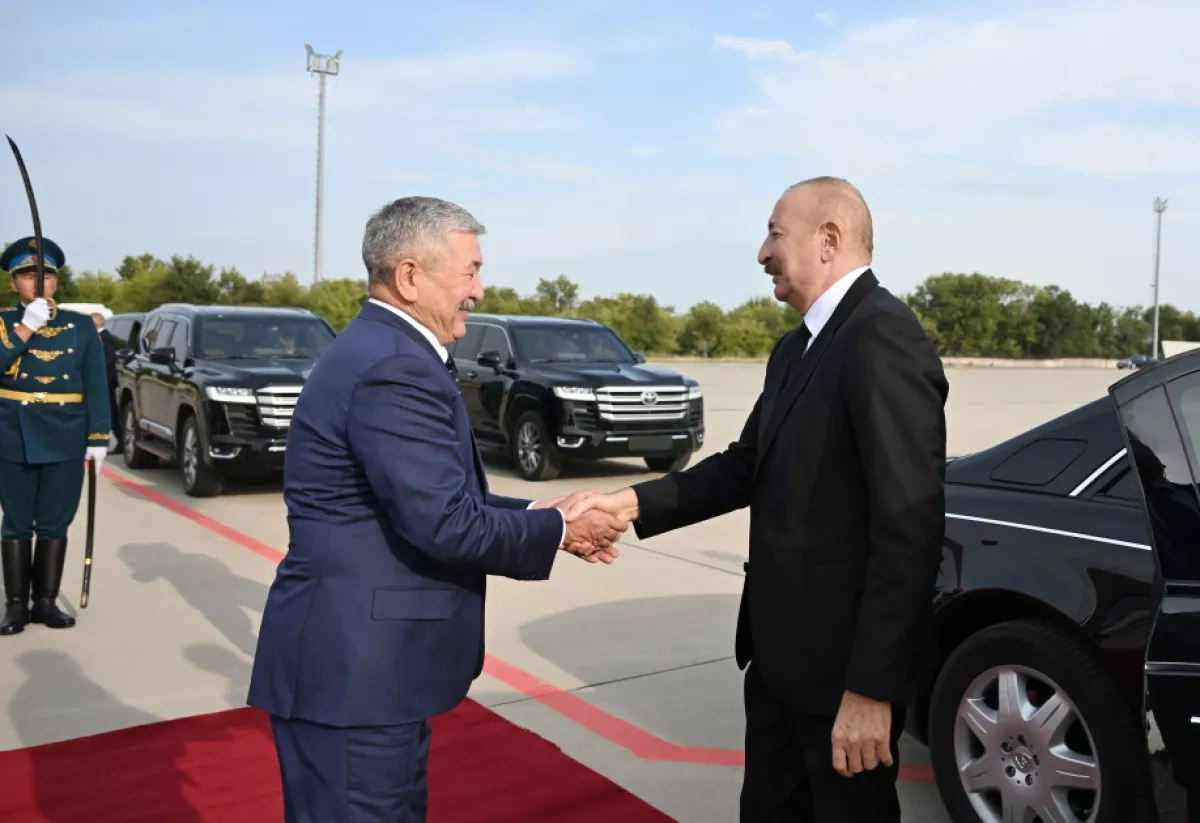 Azerbaijani president wraps up visit to Kyrgyzstan PHOTO