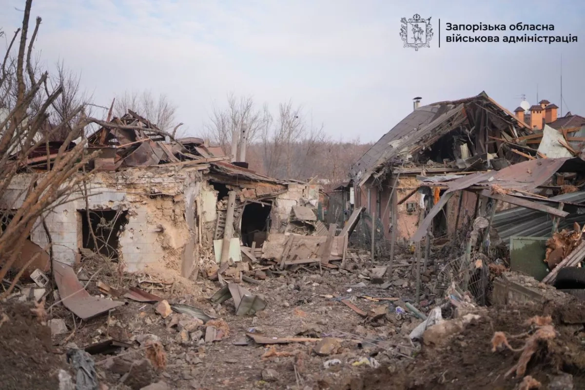 Homes damaged and residents wounded in Russian attack on Zaporizhzhia photo / video