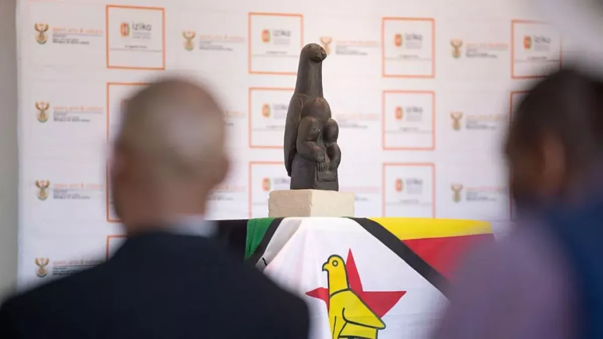 Zimbabwe hails return of national symbol 137 years after being looted by colonialists