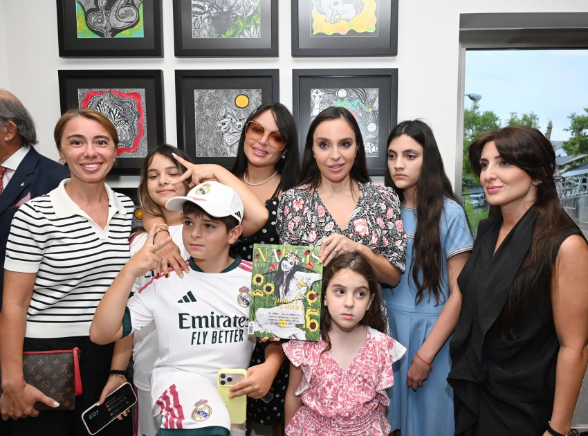 Heydar Aliyev Foundation VP Leyla Aliyeva, Arzu Aliyeva attend MAMA “Mother Nature” international art exhibition in Madrid (PHOTO)
