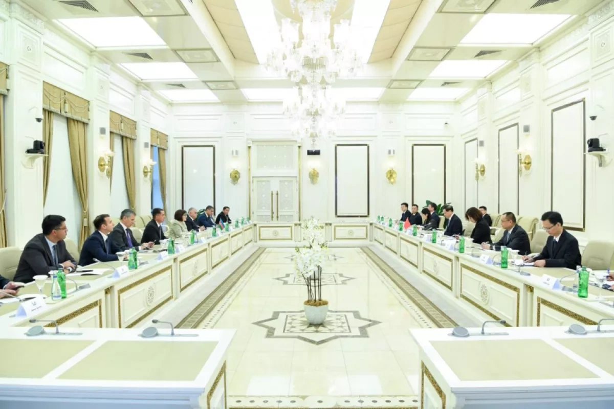 Azerbaijani speaker, Chinese delegation discuss cooperation PHOTO