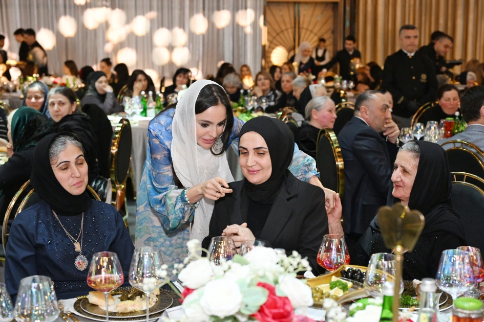 Leyla Aliyeva attends iftar dinner held with participation of martyrs’ mothers