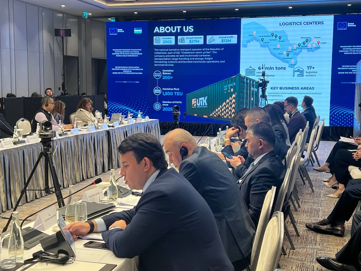 Uzbekistan's UTK pitches Turkmenbashi-Baku feeder service at TCTC forum