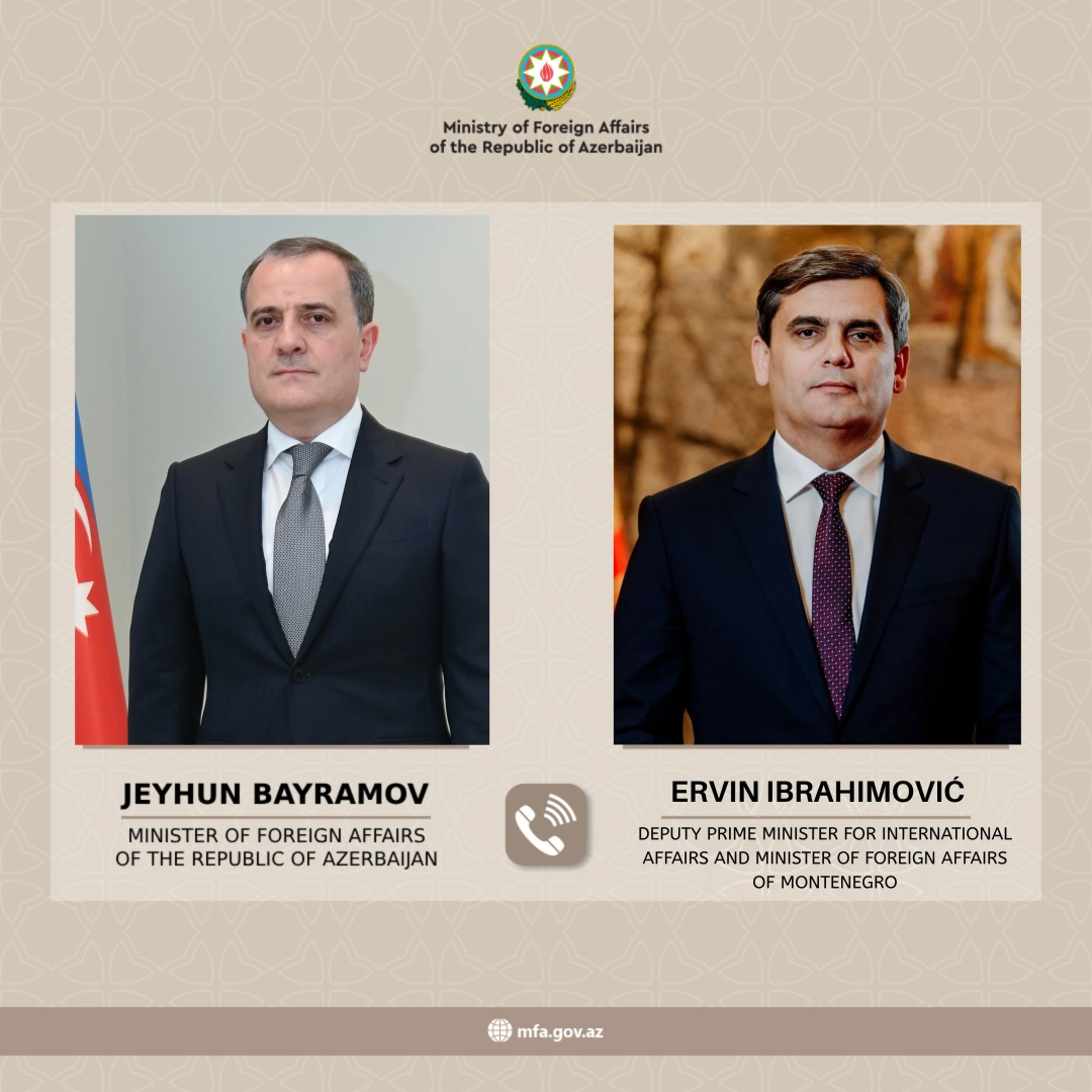 Azerbaijani, Montenegrin FMs discuss regional security in phone call