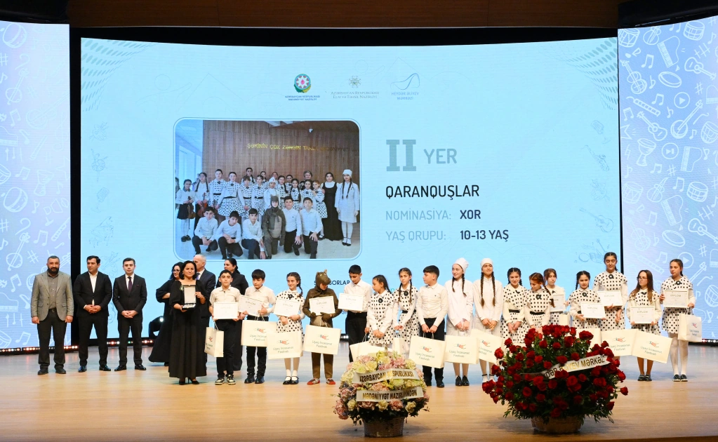 Heydar Aliyev Foundation VP Leyla Aliyeva and Alena Aliyeva attend awarding ceremony of Children’s Art Contest (PHOTO)