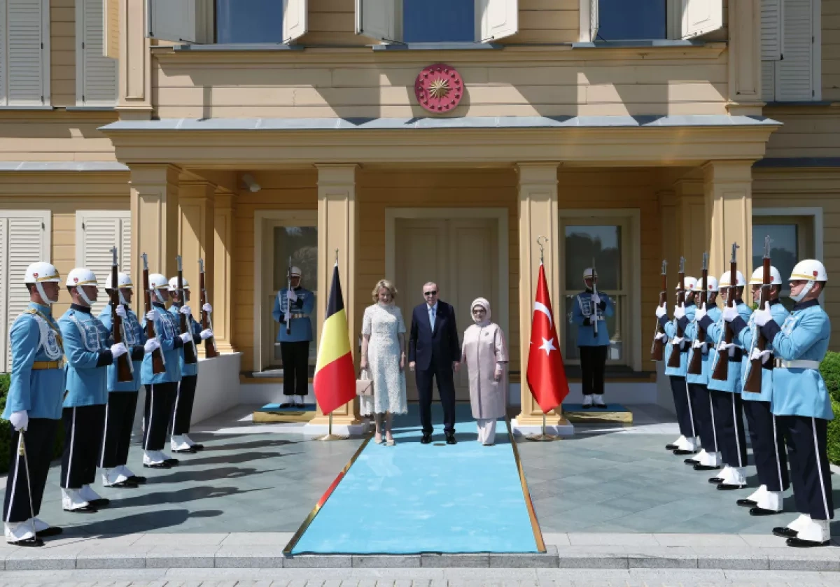 Ankara eyes renewed EU path as Erdoğan hosts Belgian royal visit PHOTO