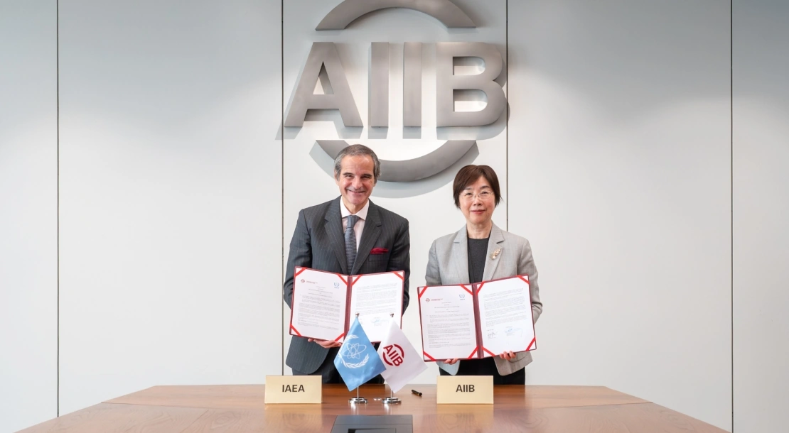 AIIB, IAEA sign letter of intent to support sustainable development efforts