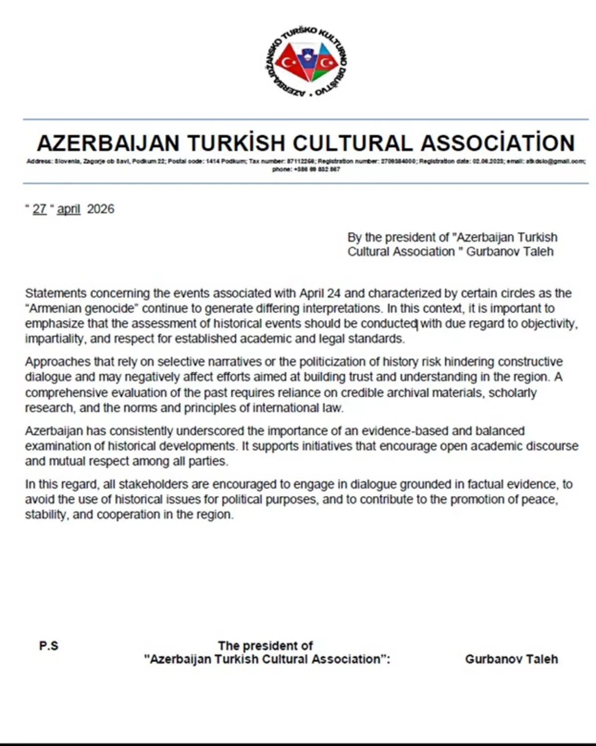 Azerbaijani diaspora criticises New York mayor over remarks on 1915 events PHOTO