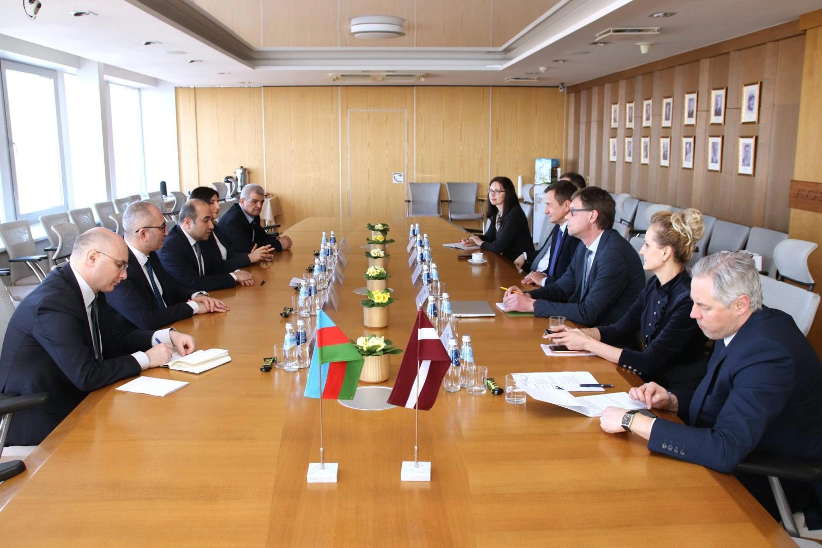 Azerbaijani Parliamentary delegation visits Latvia (PHOTO)