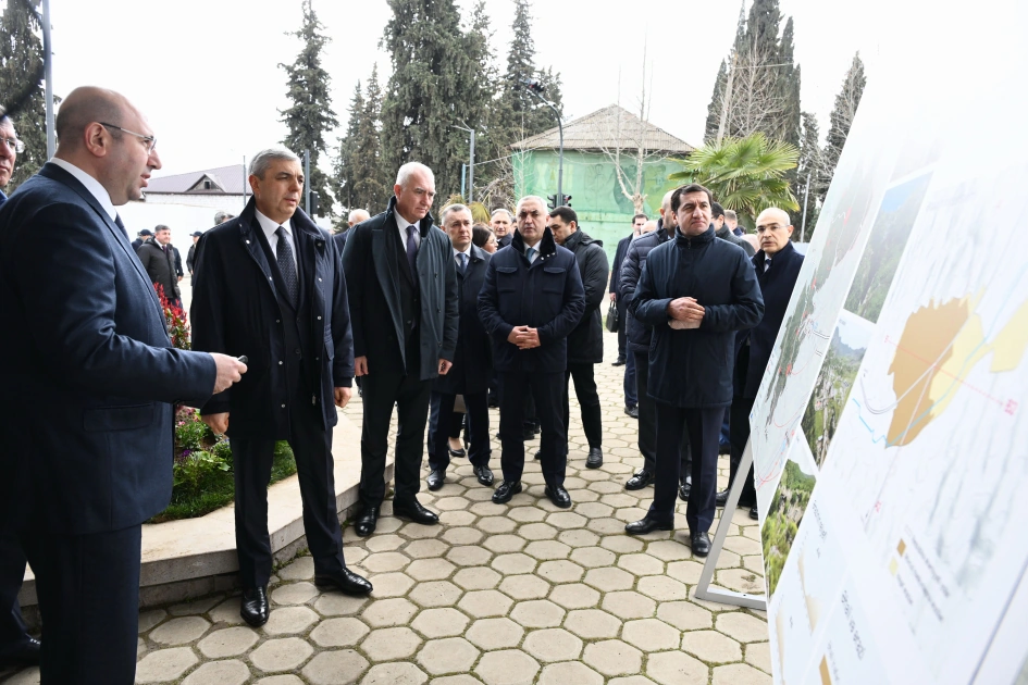 Azerbaijan's Coordination Headquarters reviews master plan for Khojavend (PHOTO)